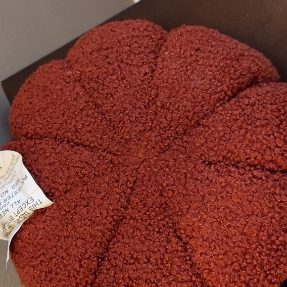 Sherpa Pumpkin Plush Fall Halloween Decor New - Picture 4 of 4